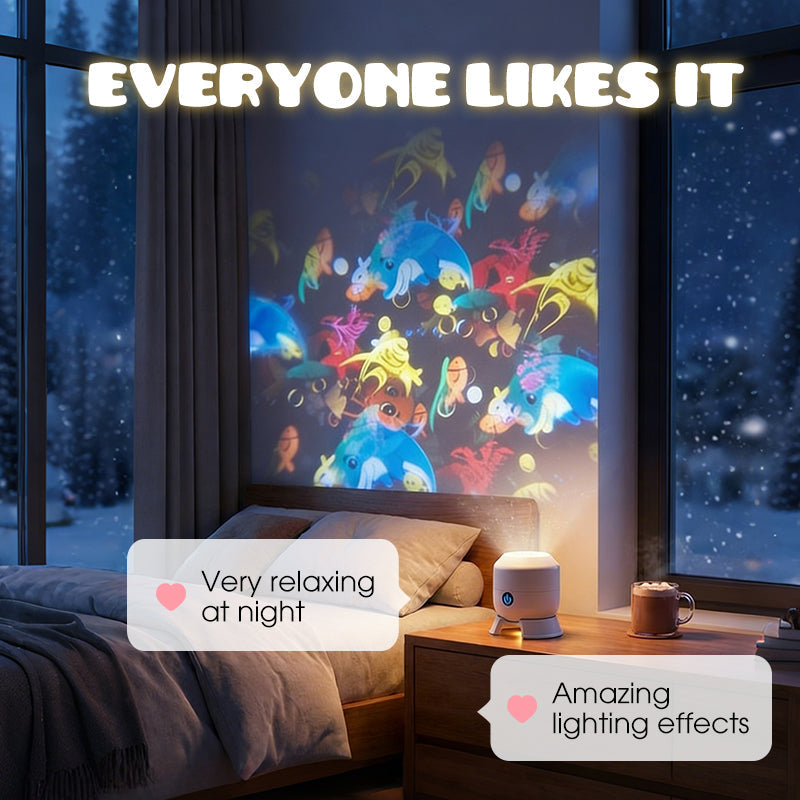 Ocean Wave Projector Light Rotating LED Night Light Bedroom Ceiling - Image 7