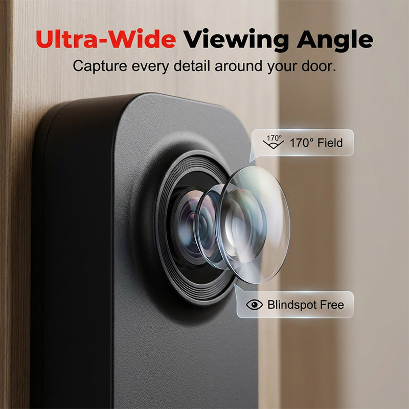 Smart Video Doorbell Camera 4.3" Monitor Two-Way Audio Night Vision - Image 5