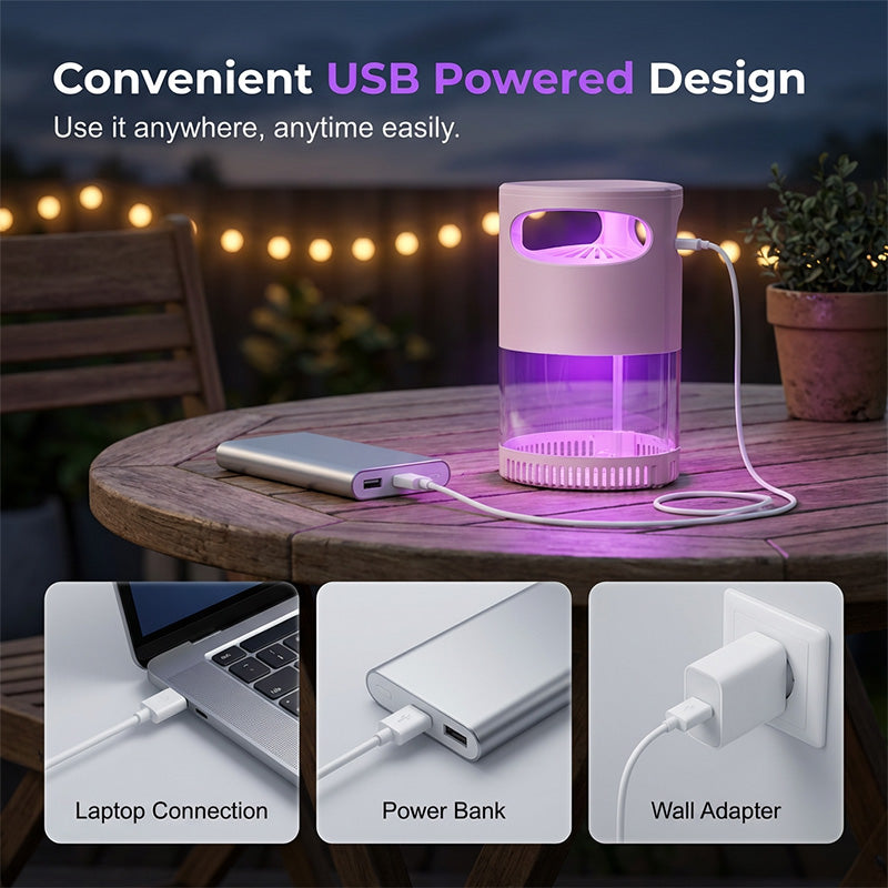 UV Mosquito Killer Lamp Indoor USB Quiet Chemical-Free Bug Zapper - Image 7