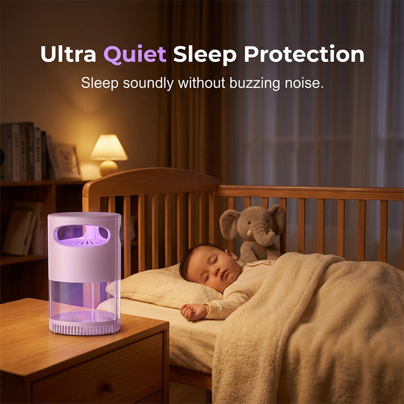 UV Mosquito Killer Lamp Indoor USB Quiet Chemical-Free Bug Zapper
