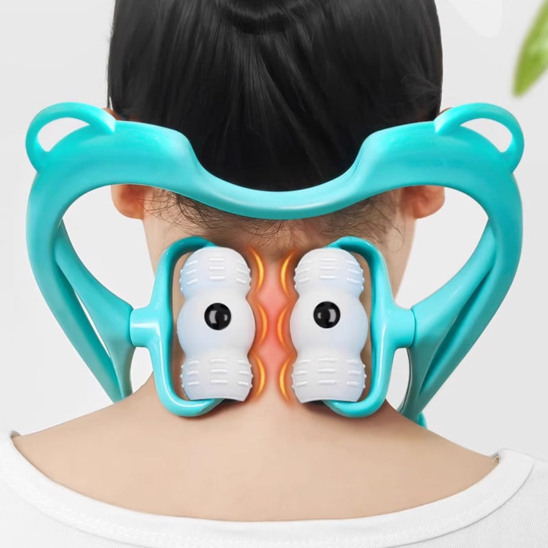 Manual Neck Massager Clip Shoulder Pain Relief Handheld Muscle Tool