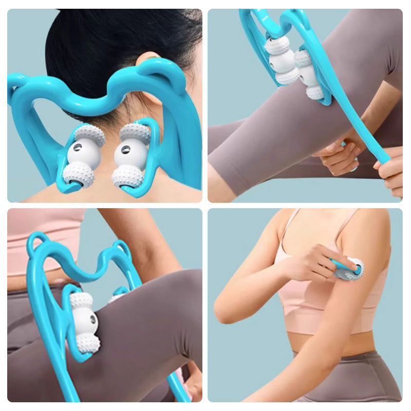 Manual Neck Massager Clip Shoulder Pain Relief Handheld Muscle Tool - Image 7
