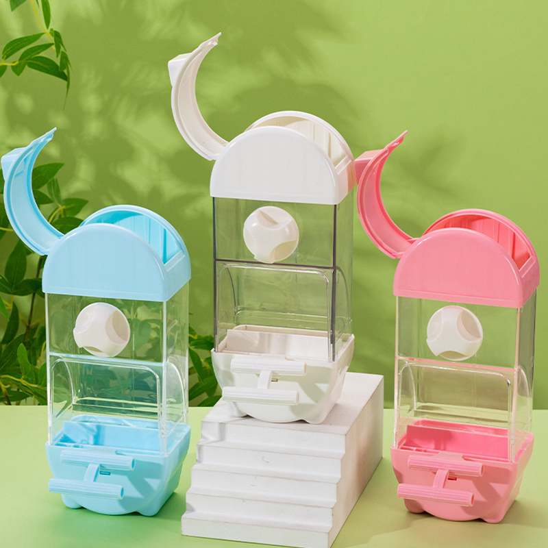 Automatic Bird Feeder Cage No Mess Large Capacity Seed Dispenser - Image 8