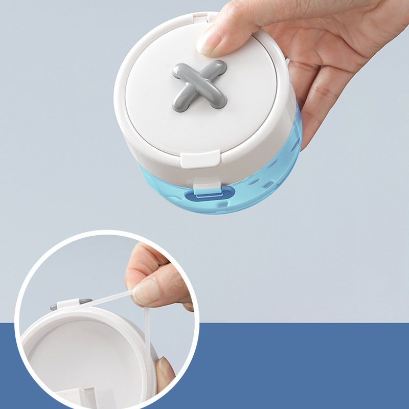 3-in-1 Retainer Case Leak Proof Soaking Box Mirror Brush Travel - Image 6