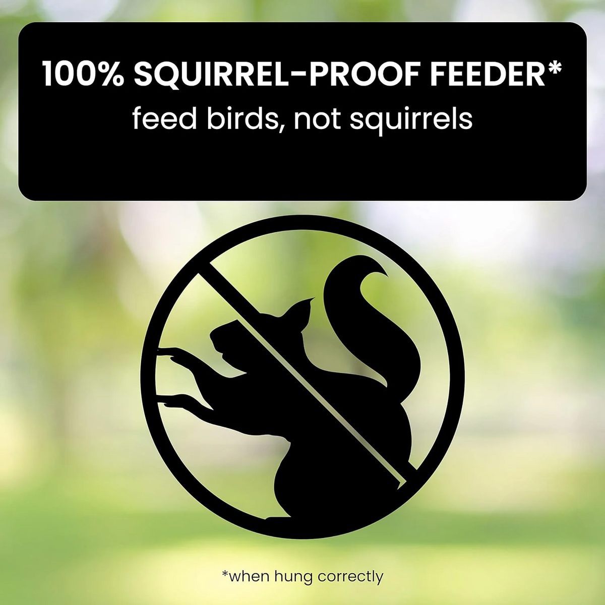 Tube Squirrel Proof Bird Feeder Weight Activated Spinning Perch - Image 2