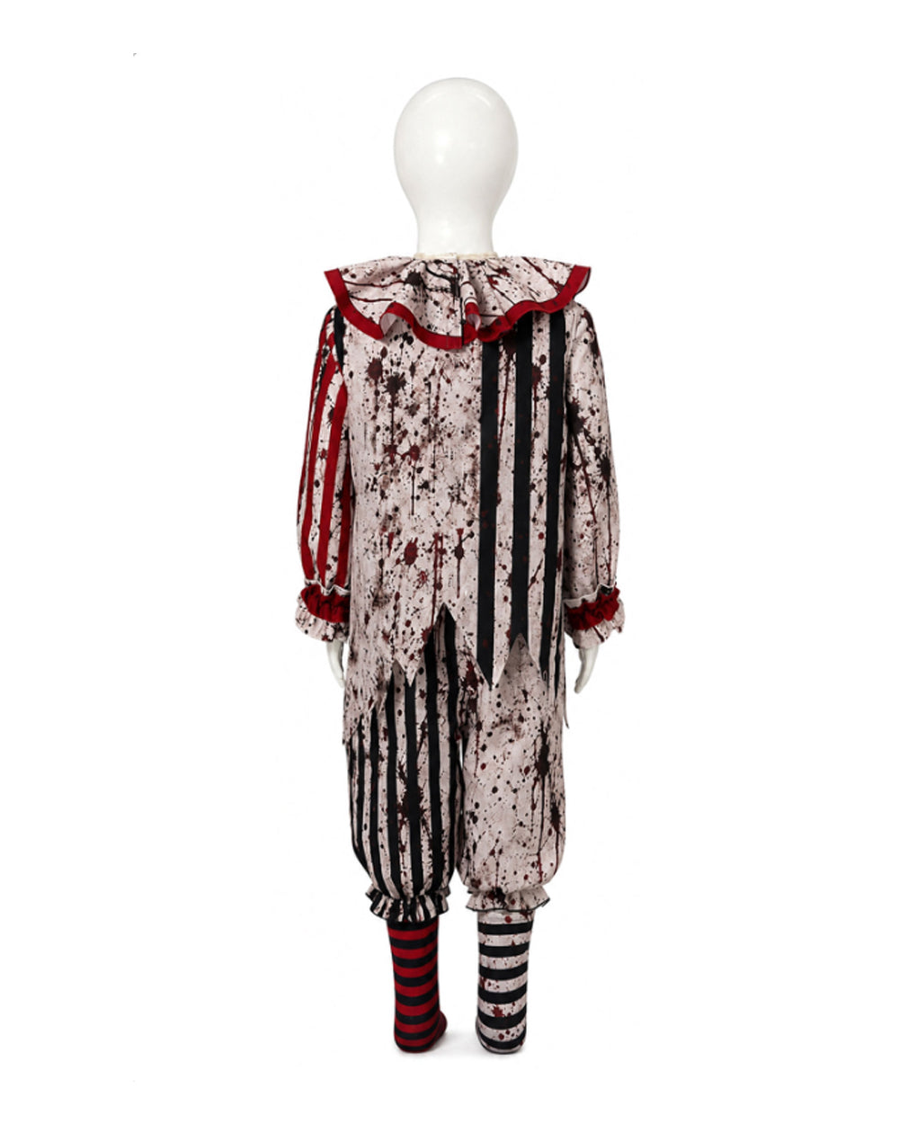 Adult Clown Costume Striped - Image 12