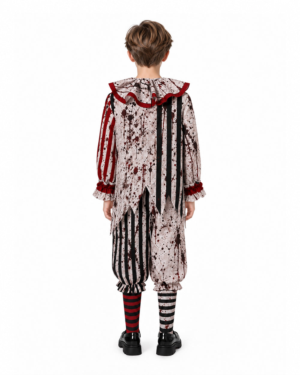 Adult Clown Costume Striped - Image 3
