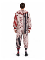 Adult Clown Costume Striped - Image 8