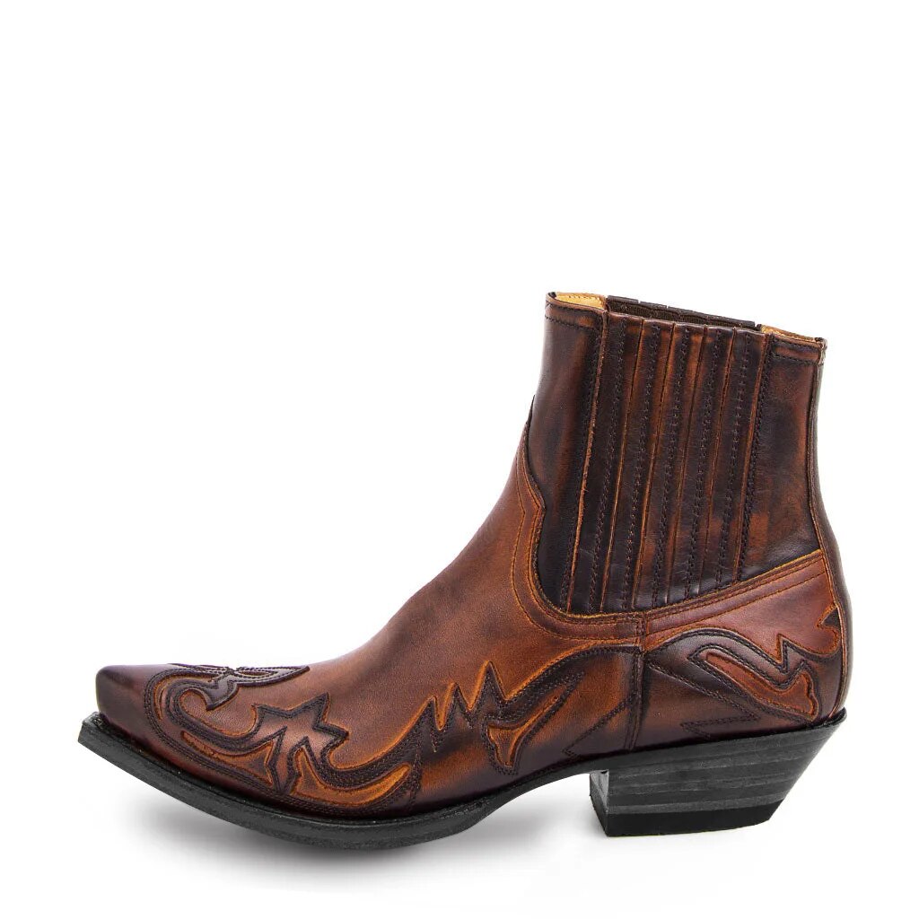 Sleek Outdoor Embroidery Western Style Cowboy High Boots for Women