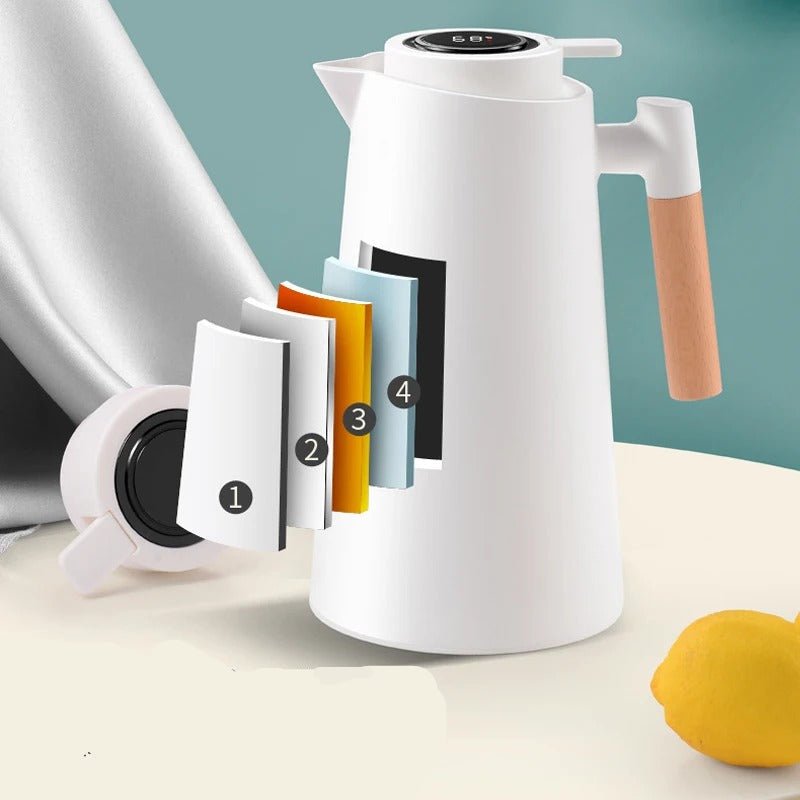 Insulated Vacuum Jug with Digital Temperature Display – Hot & Cold Carafe - Image 10