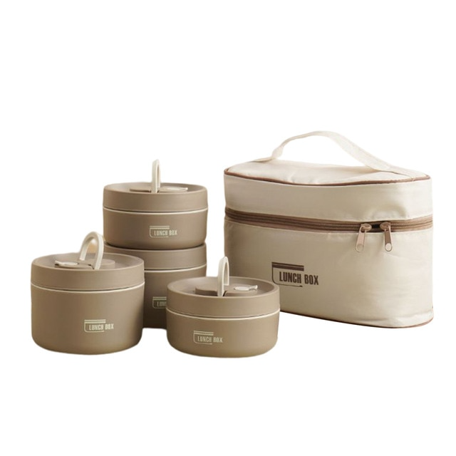 Insulated Thermal Steel Lunch Box for Hot Food with Leakproof Lid