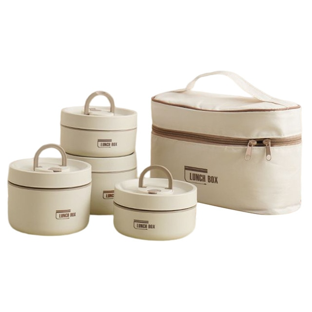 Insulated Thermal Steel Lunch Box for Hot Food with Leakproof Lid