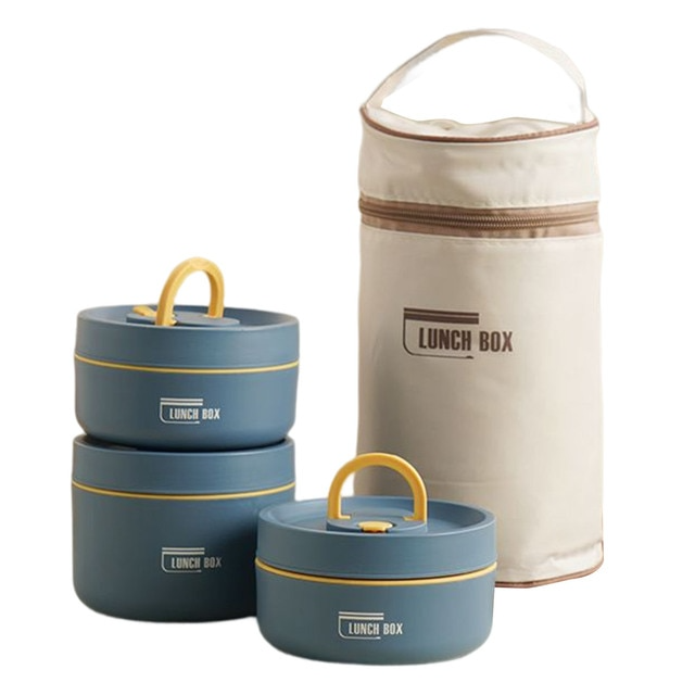 Insulated Thermal Steel Lunch Box for Hot Food with Leakproof Lid