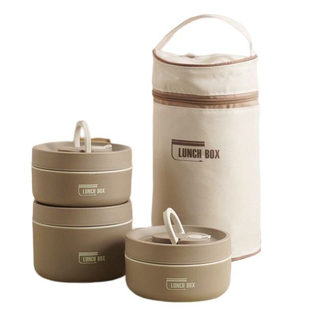 Insulated Thermal Steel Lunch Box for Hot Food with Leakproof Lid