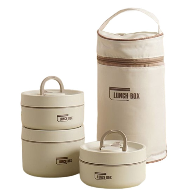 Insulated Thermal Steel Lunch Box for Hot Food with Leakproof Lid