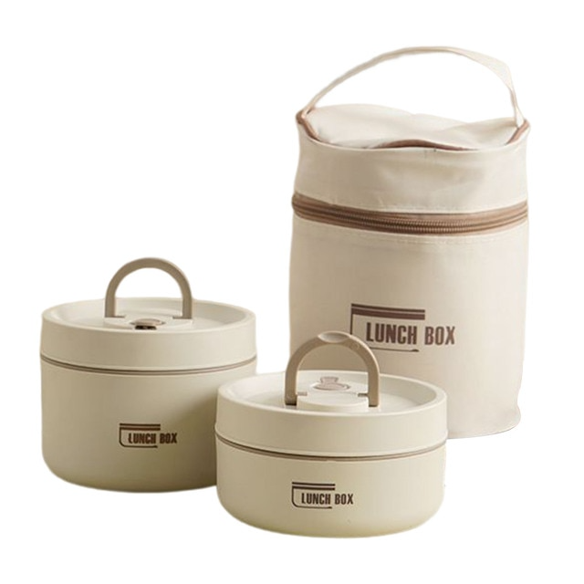 Insulated Thermal Steel Lunch Box for Hot Food with Leakproof Lid
