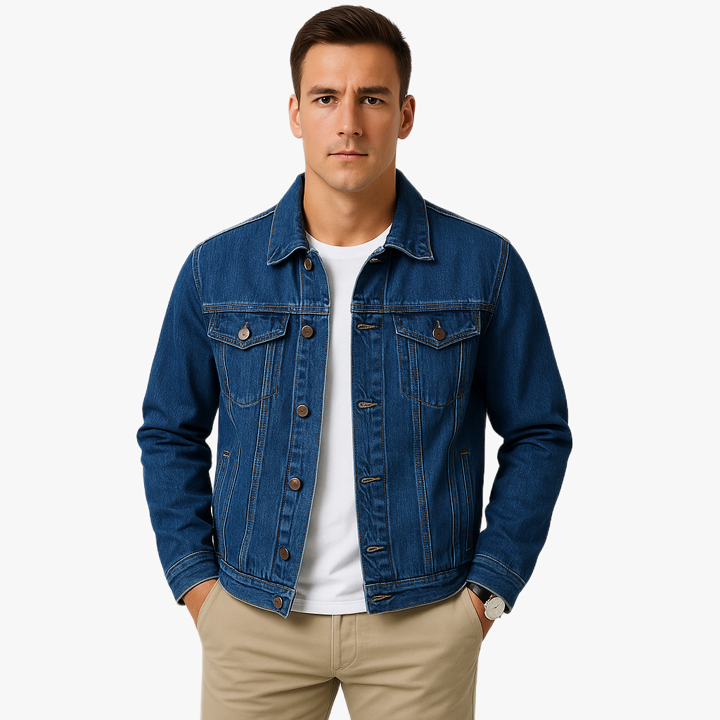 Timeless Casual Denim Jacket for Men