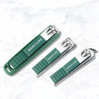 Stainless Steel Toenail Clipper Set Anti Splash Catcher - Image 6