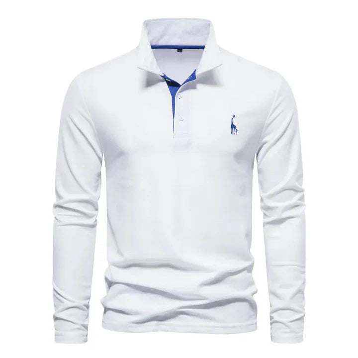 Men's Timeless Casual Long-Sleeved Polo Shirt