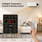 Wall Mounted Heater Fan Combo All Season Ductless Space Saving Room Unit — product view 4