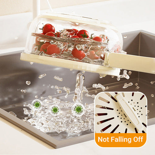 Berry Keeper Colander Fruit Storage Container Fridge Washing Bowl Strainer — product view 2