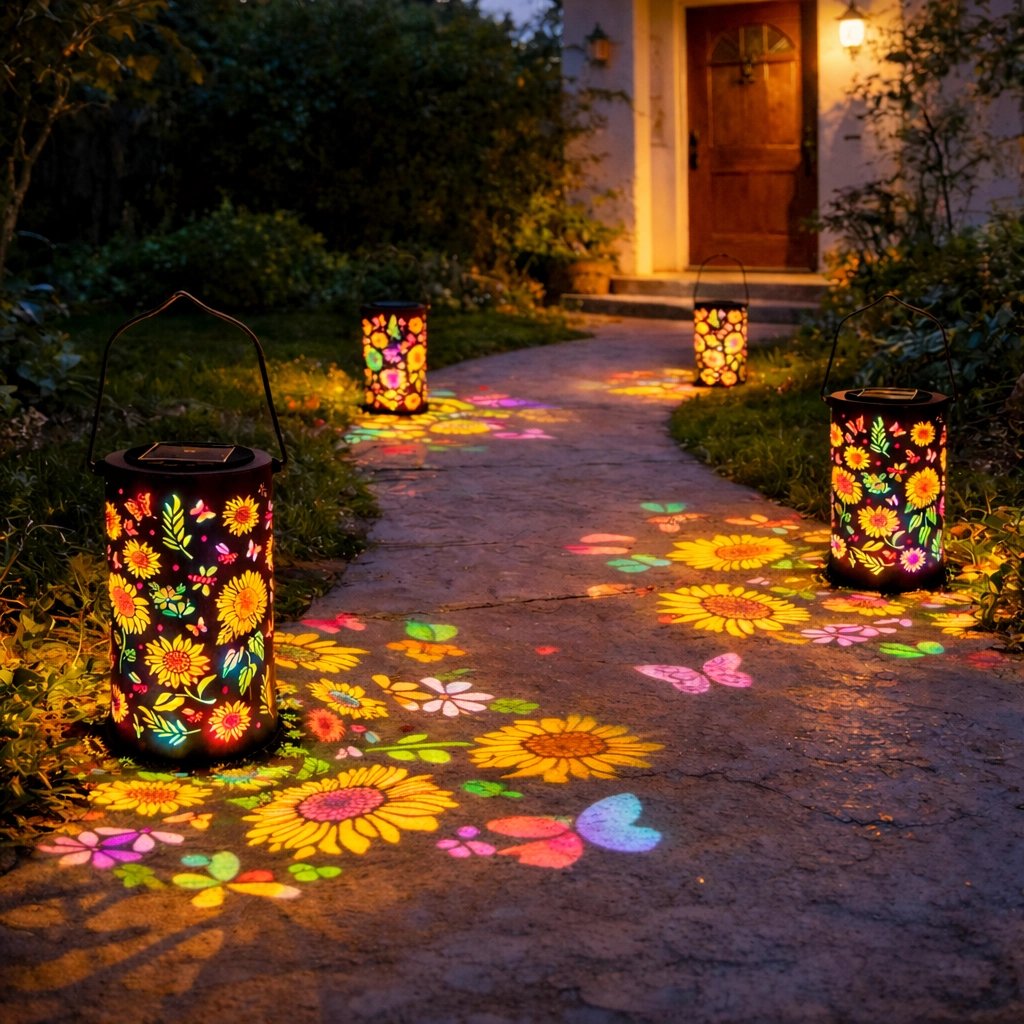 Solar Sunflower Garden Light Waterproof Outdoor Lantern Warm Glow Patio Decor — product view 1