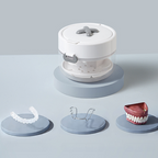 3-in-1 Retainer Case Leak Proof Soaking Box Mirror Brush Travel — product view 5