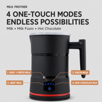 Electric Milk Frother Automatic Stainless Steel Hot Cold Foam Maker Steamer — product view 8