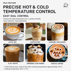 Electric Milk Frother Automatic Stainless Steel Hot Cold Foam Maker Steamer — product view 11