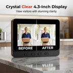 Smart Video Doorbell Camera 4.3 Monitor Two-Way Audio Night Vision — product view 3