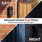 Smart Video Doorbell Camera 4.3 Monitor Two-Way Audio Night Vision — product view 5