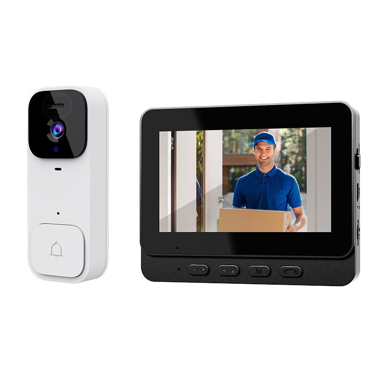 Smart Video Doorbell Camera 4.3 Monitor Two-Way Audio Night Vision — product view 10
