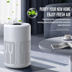Air Purifier for Allergies Quiet Compact Bedroom Pet Hair Dust Remover — product view 3
