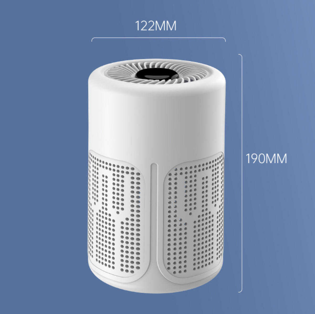 Air Purifier for Allergies Quiet Compact Bedroom Pet Hair Dust Remover — product view 11