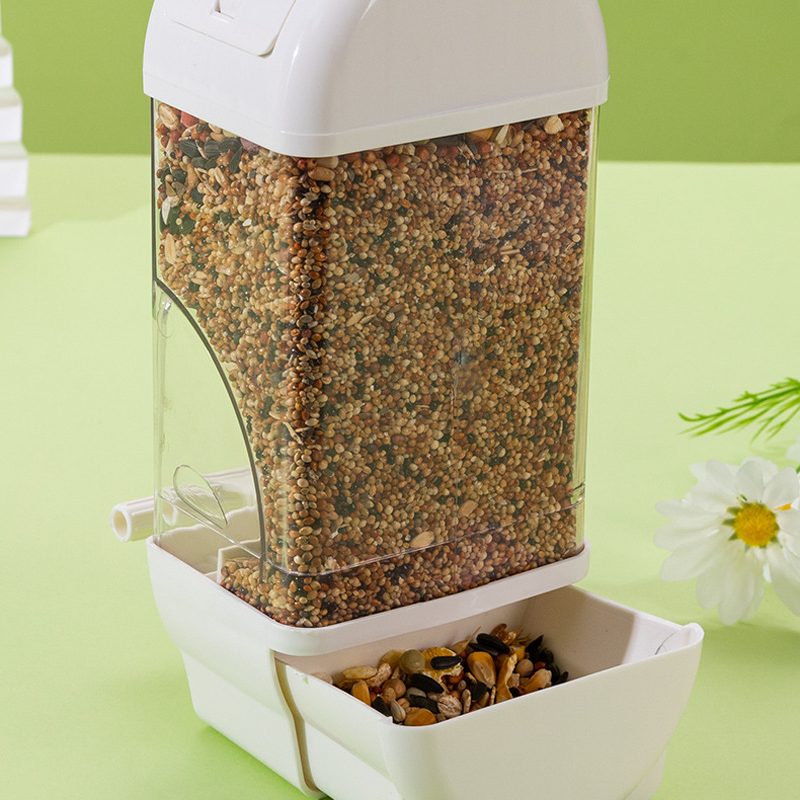 Automatic Bird Feeder Cage No Mess Large Capacity Seed Dispenser — product view 3