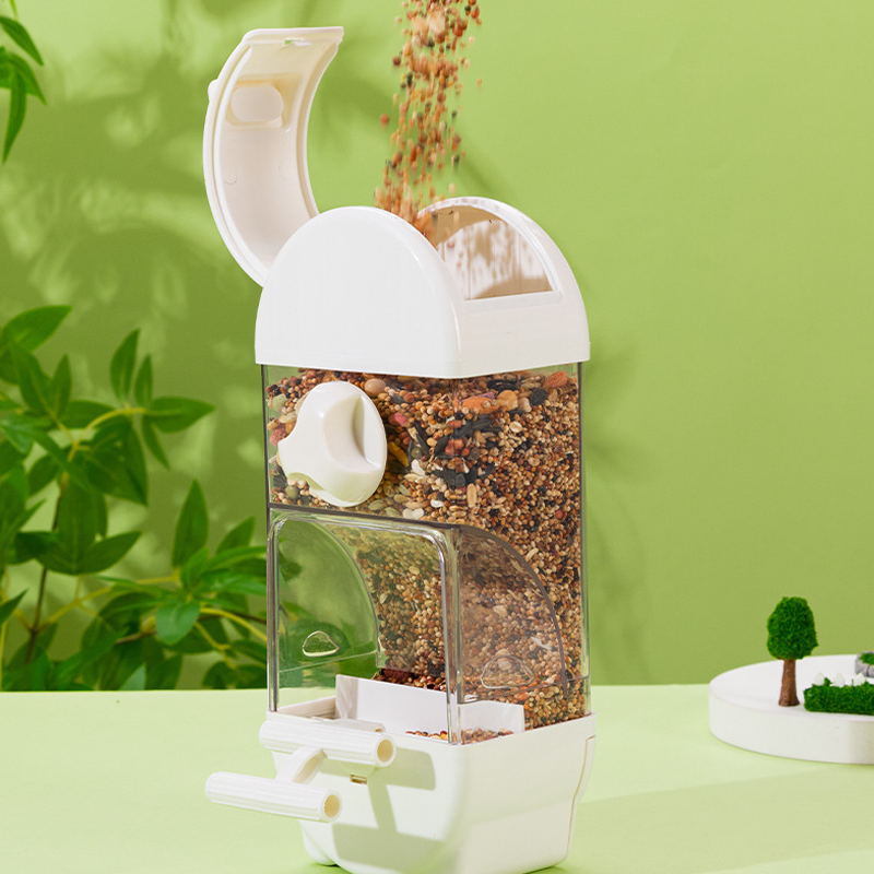Automatic Bird Feeder Cage No Mess Large Capacity Seed Dispenser — product view 5