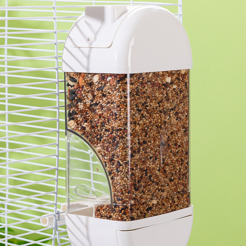 Automatic Bird Feeder Cage No Mess Large Capacity Seed Dispenser — product view 7