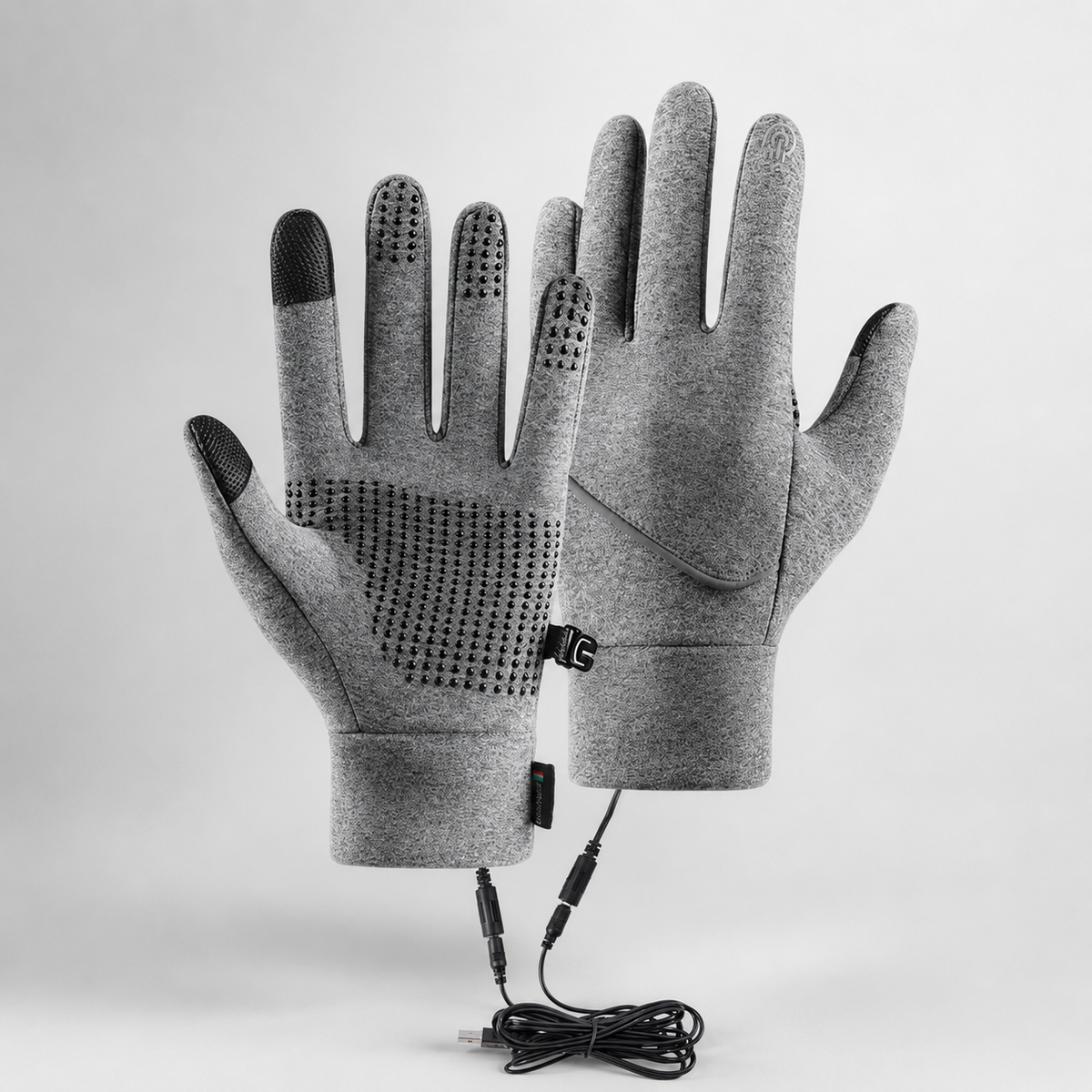 Heated Winter Gloves USB Rechargeable Touchscreen Cycling Windproof — product view 2