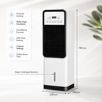 Portable Air Cooler with Fan & Heater – Remote Control Cooling Unit — product view 2