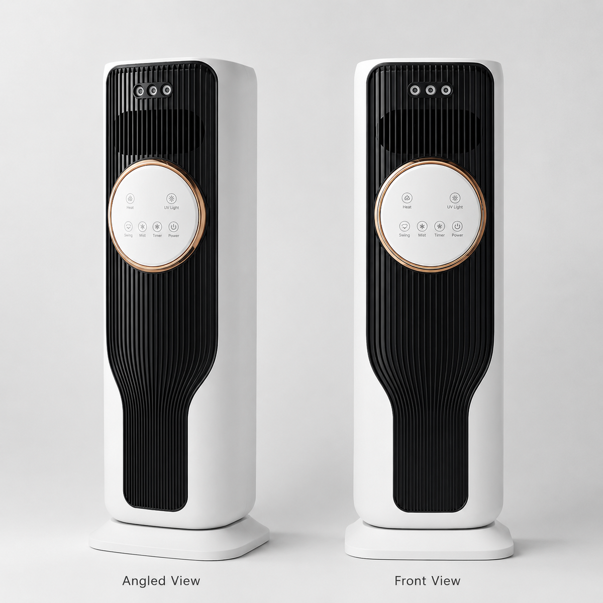 Cold, Warm Air Conditioning Fan 4-in-1 Portable Air Cooler, Heater, Humidifier & Blower — product view 3