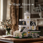 Halloween Toy Haunted House Brick Building Set Model — product view 3