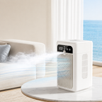 Mini Desktop Air Cooler Fan - Portable Mist Cooling Fan with 370mL Water Tank & Touch Display — product view 1