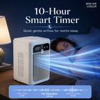 Mini Desktop Air Cooler Fan - Portable Mist Cooling Fan with 370mL Water Tank & Touch Display — product view 8