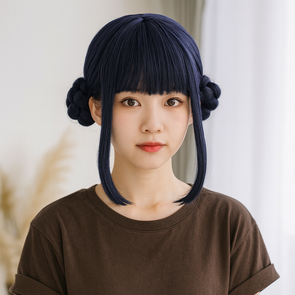 Kpop Hunter Costume Kids Wig Set — product view 8