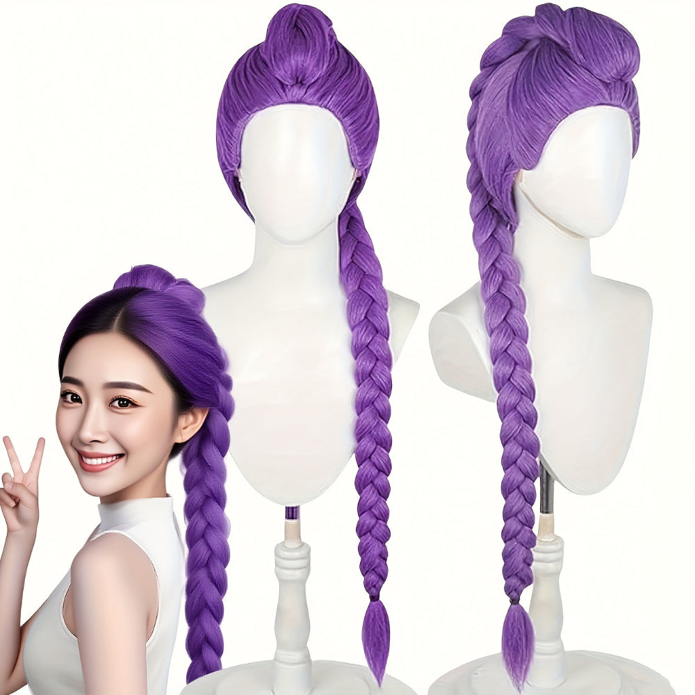 Kpop Hunter Costume Kids Wig Set — product view 11