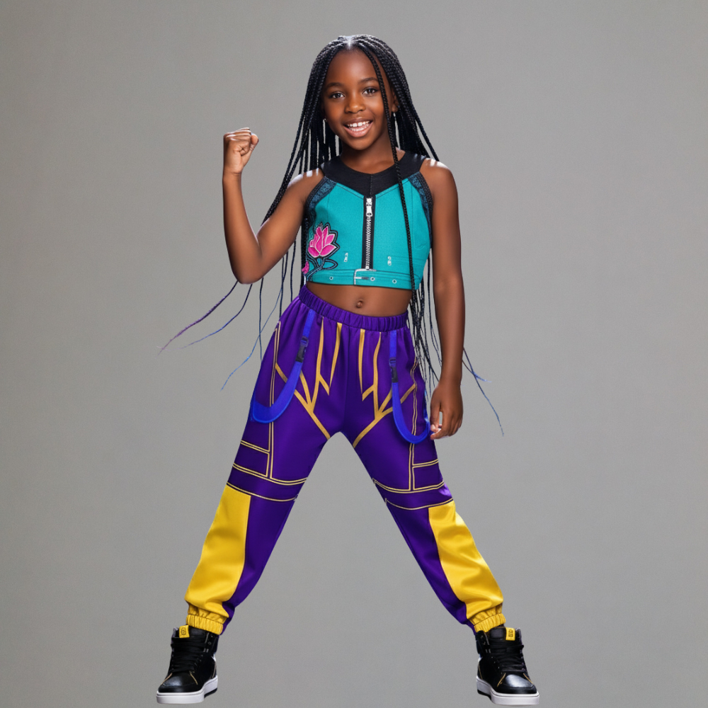 Kpop Hunter Outfit Kids Costume — product view 2