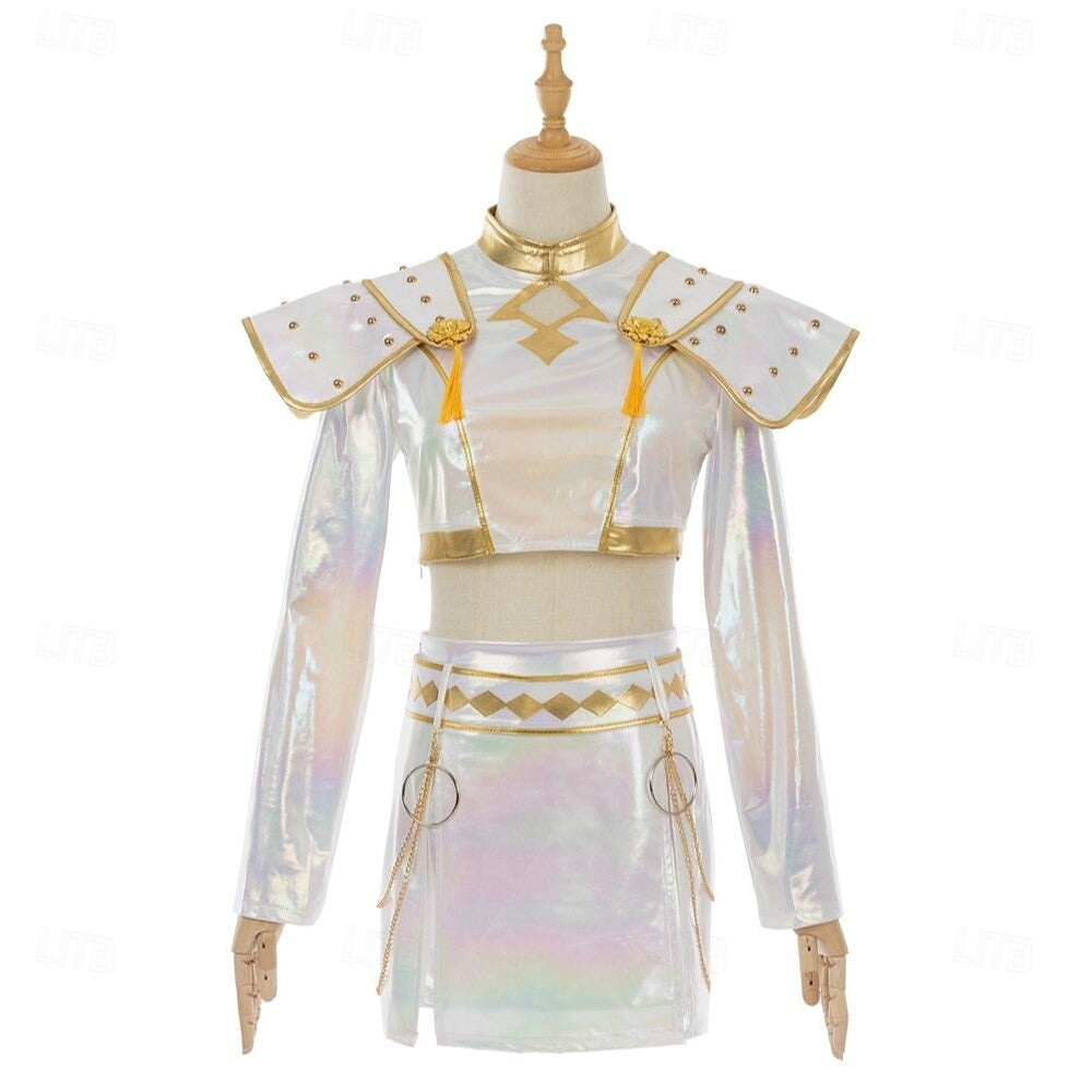 Kpop Costume Girls Holographic Outfit — product view 2