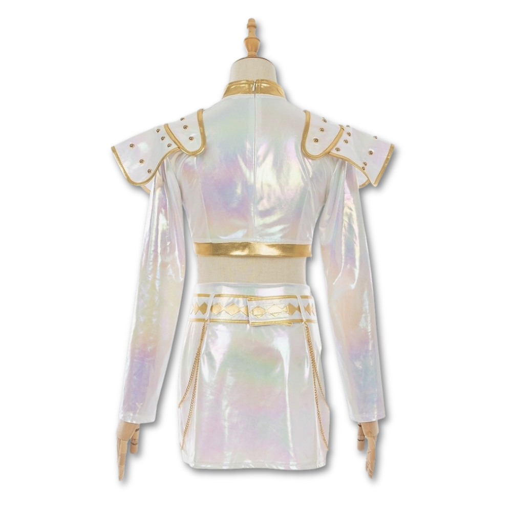 Kpop Costume Girls Holographic Outfit — product view 3