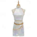 Kpop Costume Girls Holographic Outfit — product view 8