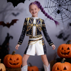 Kids Kpop Hunter Costume Outfit — product view 1